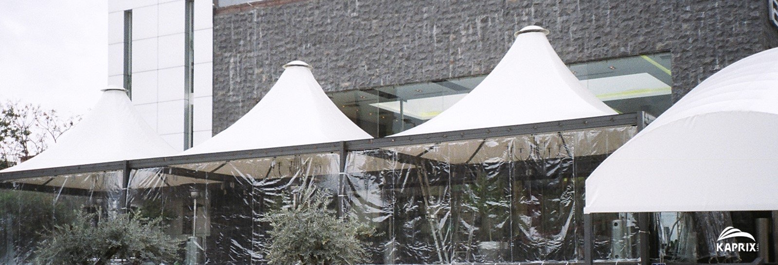 transparent outdoor curtain panels
