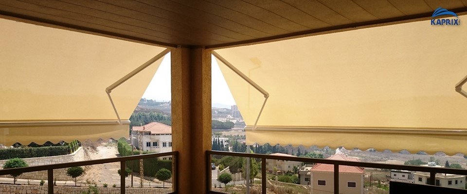 Retractable awnings from Kaprix