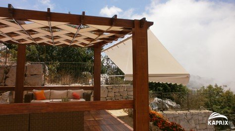 cedar pergola